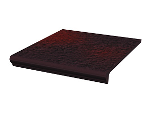 Фронтальная клинкерная ступень с капиносом Paradyz Cloud Brown Duro, 330*299*11 мм Hit Ceramics