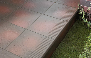 Фронтальная клинкерная ступень с капиносом Paradyz Semir Rosa, 330*299*11 мм Hit Ceramics