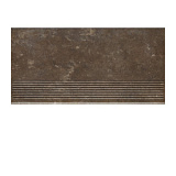 Фронтальная клинкерная ступень простая Paradyz Ilario Brown, 300*600*11 мм Hit Ceramics