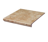 Фронтальная клинкерная ступень с капиносом Paradyz Ilario Beige, 330*299*11 мм Hit Ceramics