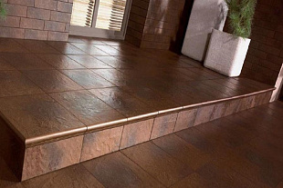 Напольная клинкерная плитка Paradyz Semir Brown 300*300*11 мм Hit Ceramics