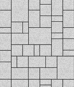 Тротуарная плитка МЮНХЕН- Б.2.Фсм.6, комплект из 4 видов плит Гранит Выбор