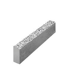 БОРДЮР 100*20*8СМ - СТОУНМИКС БЕЛЫЙ С ЧЕРНЫМ С НЕПОЛНЫМ ПРОКРАСОМ Выбор