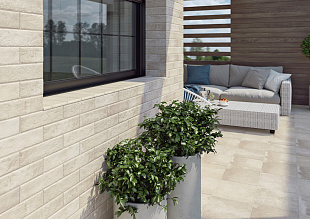 Фронтальная клинкерная ступень с капиносом Paradyz Scandiano Beige, 330*299*11 мм Hit Ceramics