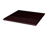 Фронтальная клинкерная ступень простая Paradyz Natural Brown, 300*300*11 мм Hit Ceramics