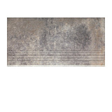 Фронтальная клинкерная ступень простая Paradyz Viano Grys, 300*600*11 мм Hit Ceramics