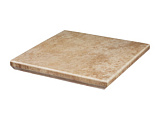 Угловая клинкерная ступень с капиносом Paradyz Ilario Beige, 330*330*11 мм Hit Ceramics