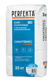 Клей плиточный с увеличенным открытым временем Смартфикс C0 E Зимняя серия, 25 кг PERFEKTA