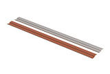 Прижимная планка Красная и Коричневая BRAAS