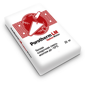 Тёплая кладочная смесь Porotherm LM Winter