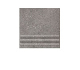 Фронтальная клинкерная ступень простая Paradyz Mattone Sabbia Grafit, 300*300*11 мм Hit Ceramics